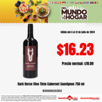 darkhorse 750ml cab sauv
