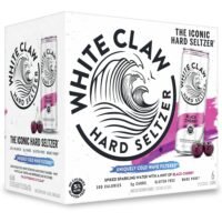 white claw blk cherry 12 oz 6 pkt can