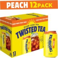 twisted tea peach 12 oz 12 pkt can