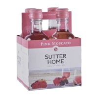 sutter home 187ml pink moscato 4 pkt