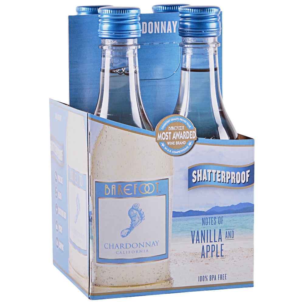 barefoot 187ml 4 pkt chard barefoot 187ml 4 pkt chard