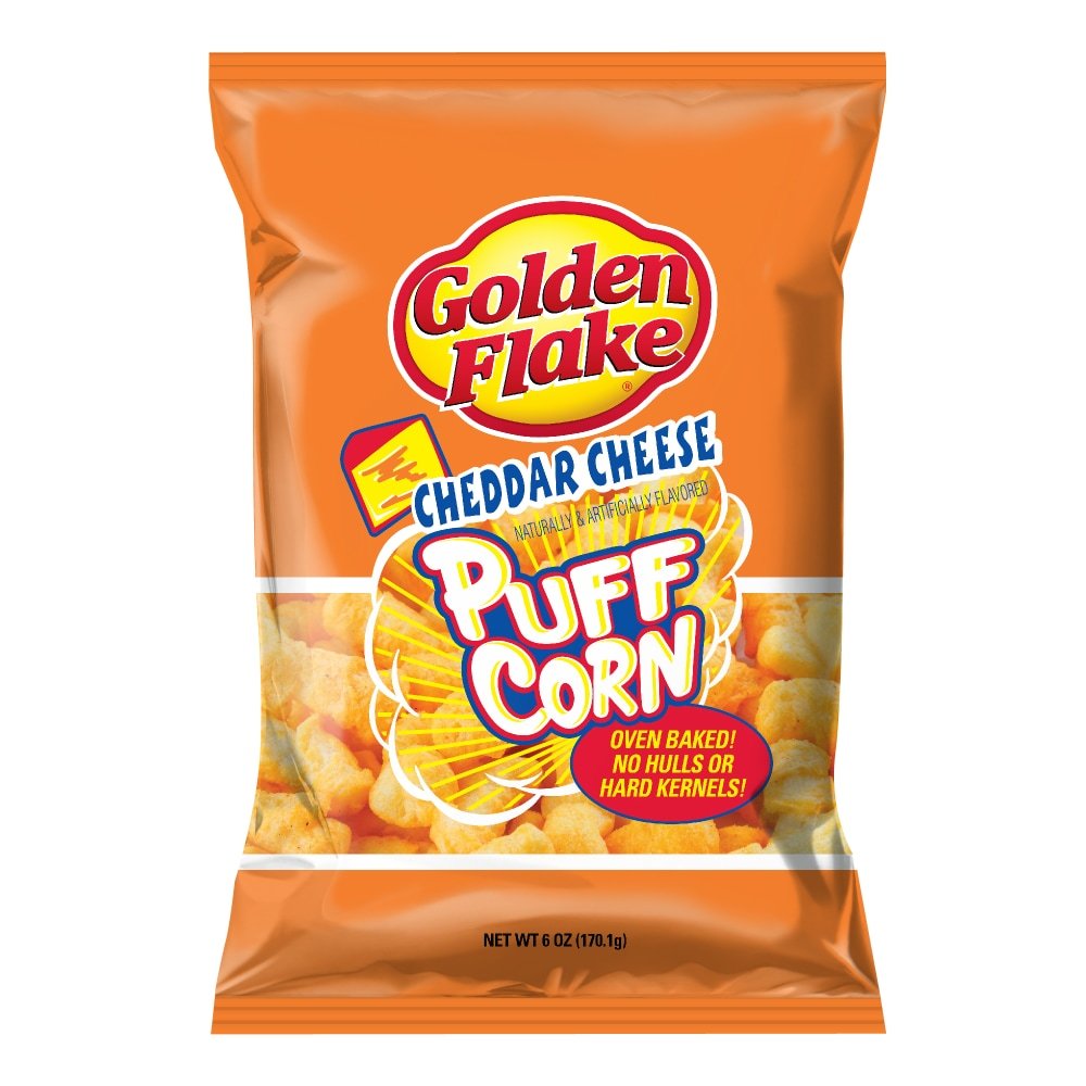 golden flake cheese puff corn golden flake cheese puff corn