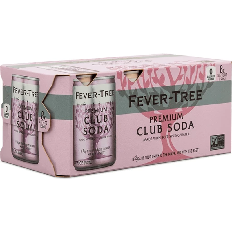 fever tree 8 pkt club soda fever tree 8 pkt club soda
